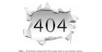 Cum repar 404 page error