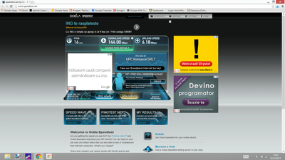 Test viteza 200 Mbps laptop