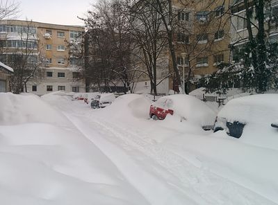 Despre iarna si locurile de parcare