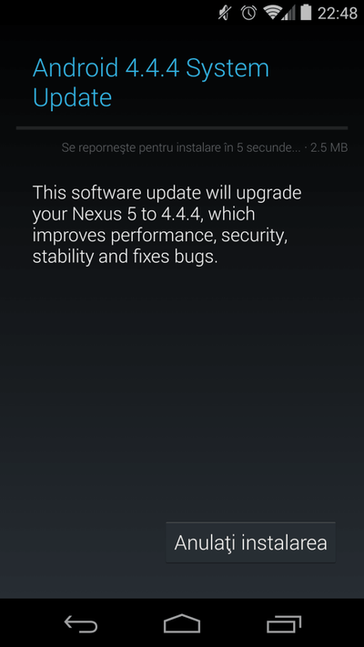 Exemplu print screen Android