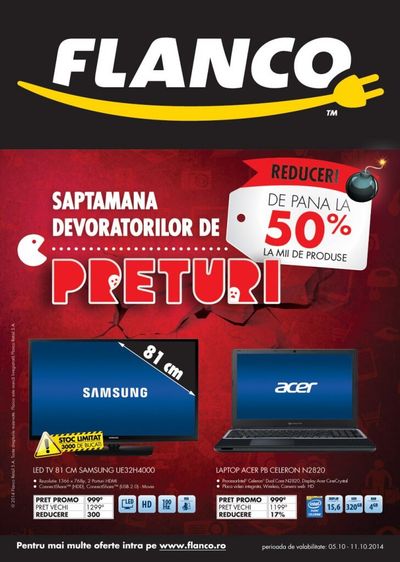 Saptamana devoratorilor de preturi Flanco