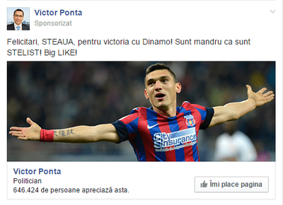 Ponta victorie Steaua