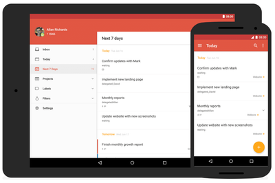 Aplicatia Todoist