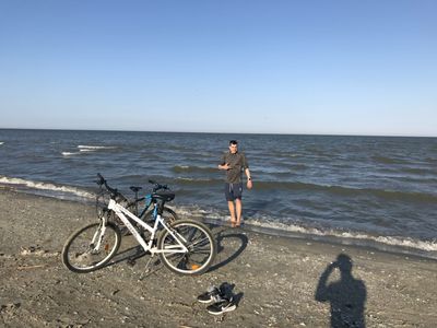 Cu bicicleta la Mare