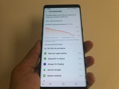Cat tine bateria la Samsung Galaxy Note 8