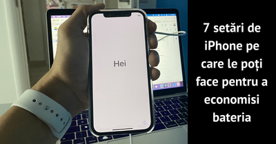 7 setări de iPhone pe care le poți face pentru a economisi bateria