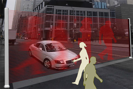 Trecere pietoni laser 2
