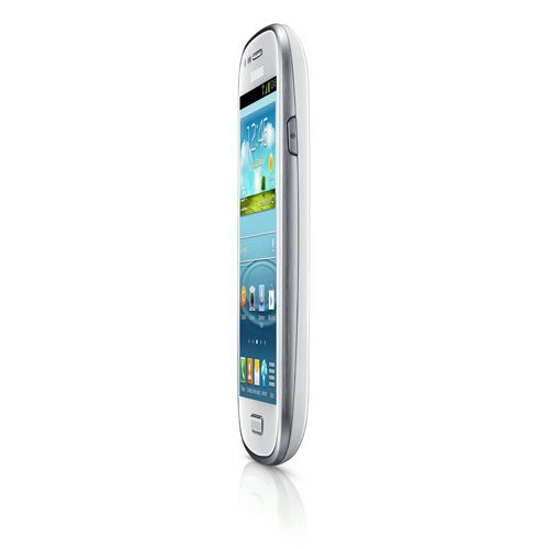S3 mini alb lateral fata