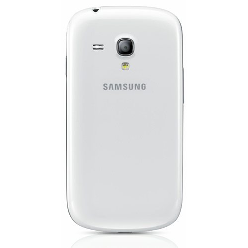 S3 mini alb spate