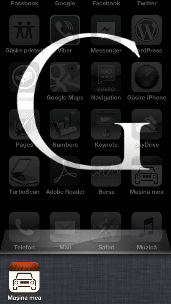 Aplicatie iPhone Masina mea 5