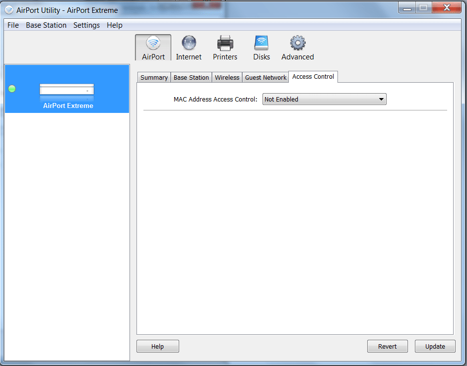 Configurare AirPort Extreme RDS 5