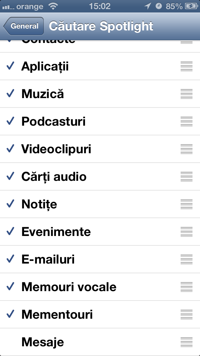 Cautare Spotlight
