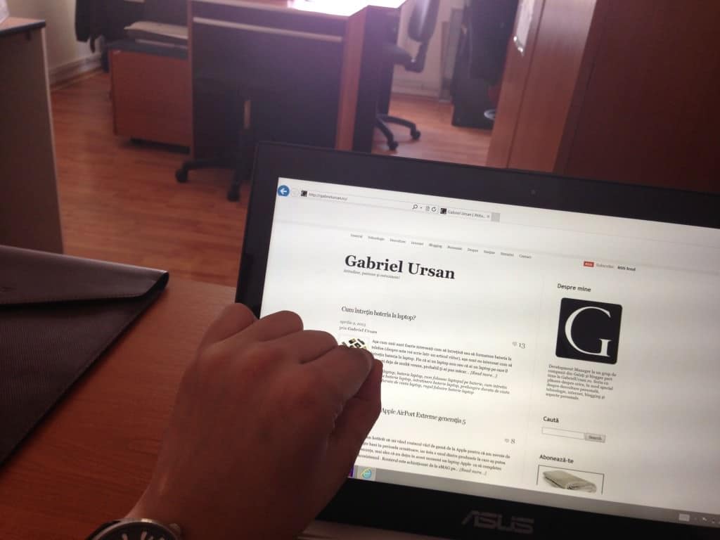 Touchscreen Asus ZenBook 5