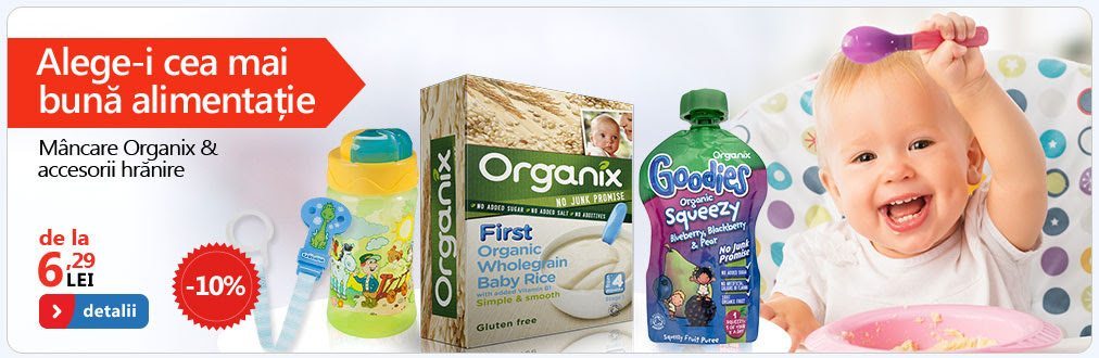 Mancare Organix copii