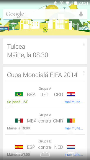 Real time info CM 2014