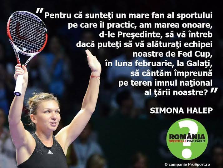 Simona Halep si Klaus Iohannis la Galati
