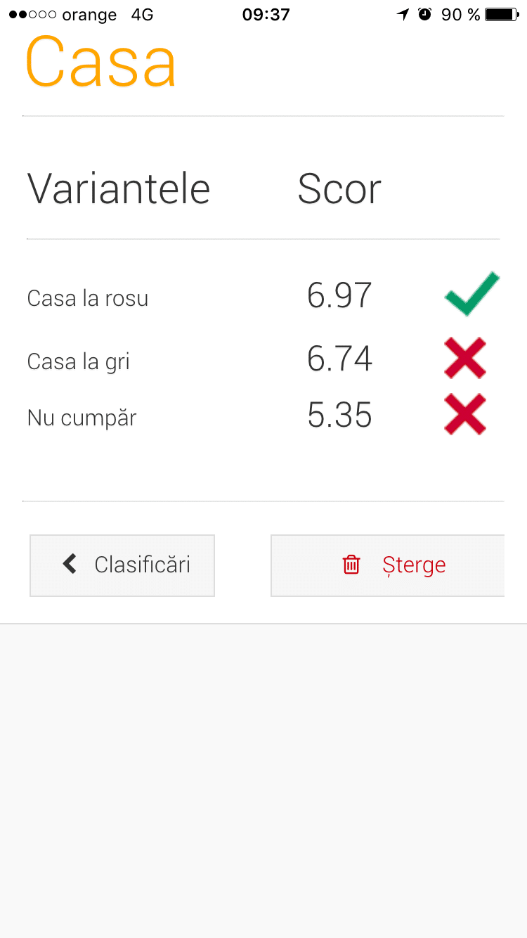 Aplicatia Choose Smart