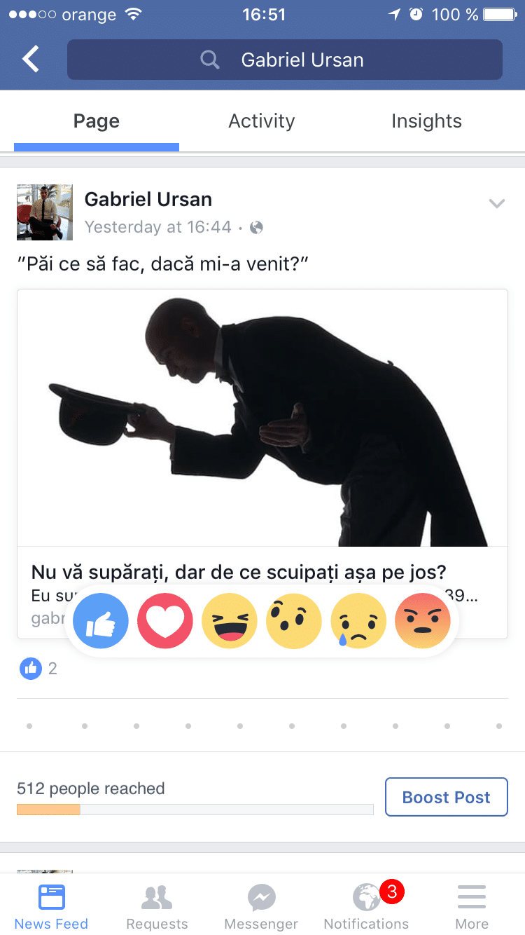 Noi butoane Facebook