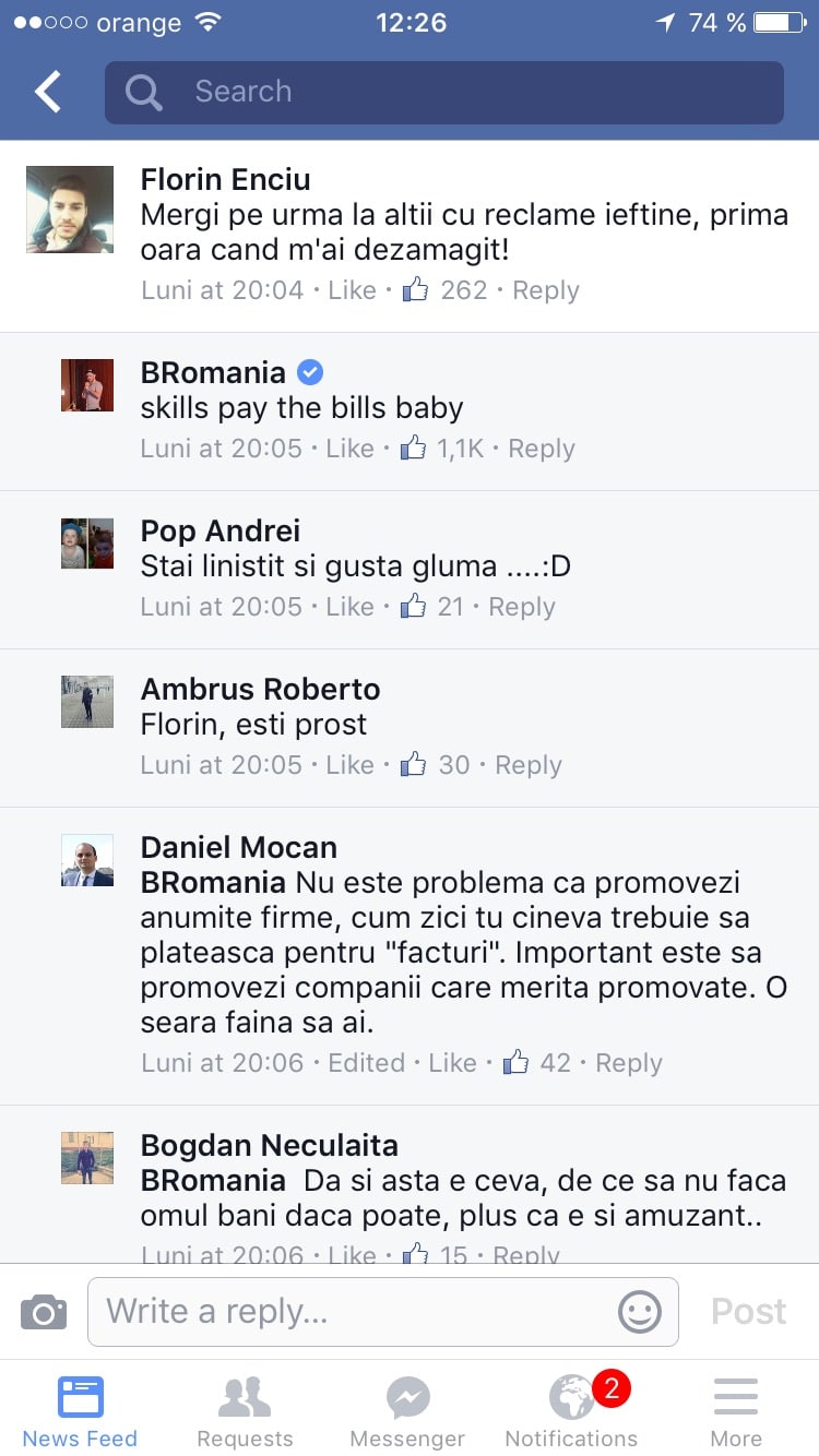 Publicitatea pe bloguri