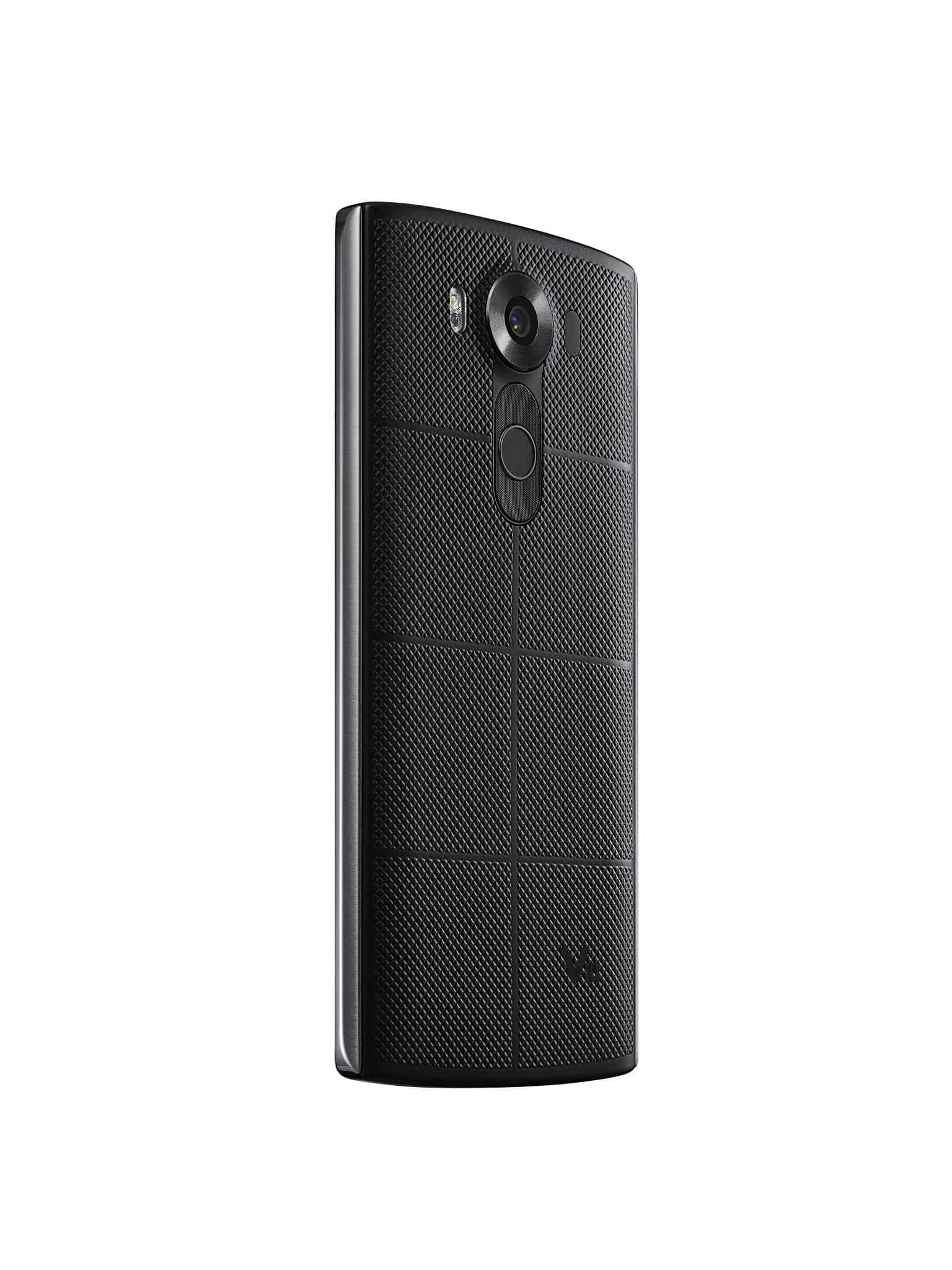 LG V10 negru din spate o alta perspectiva