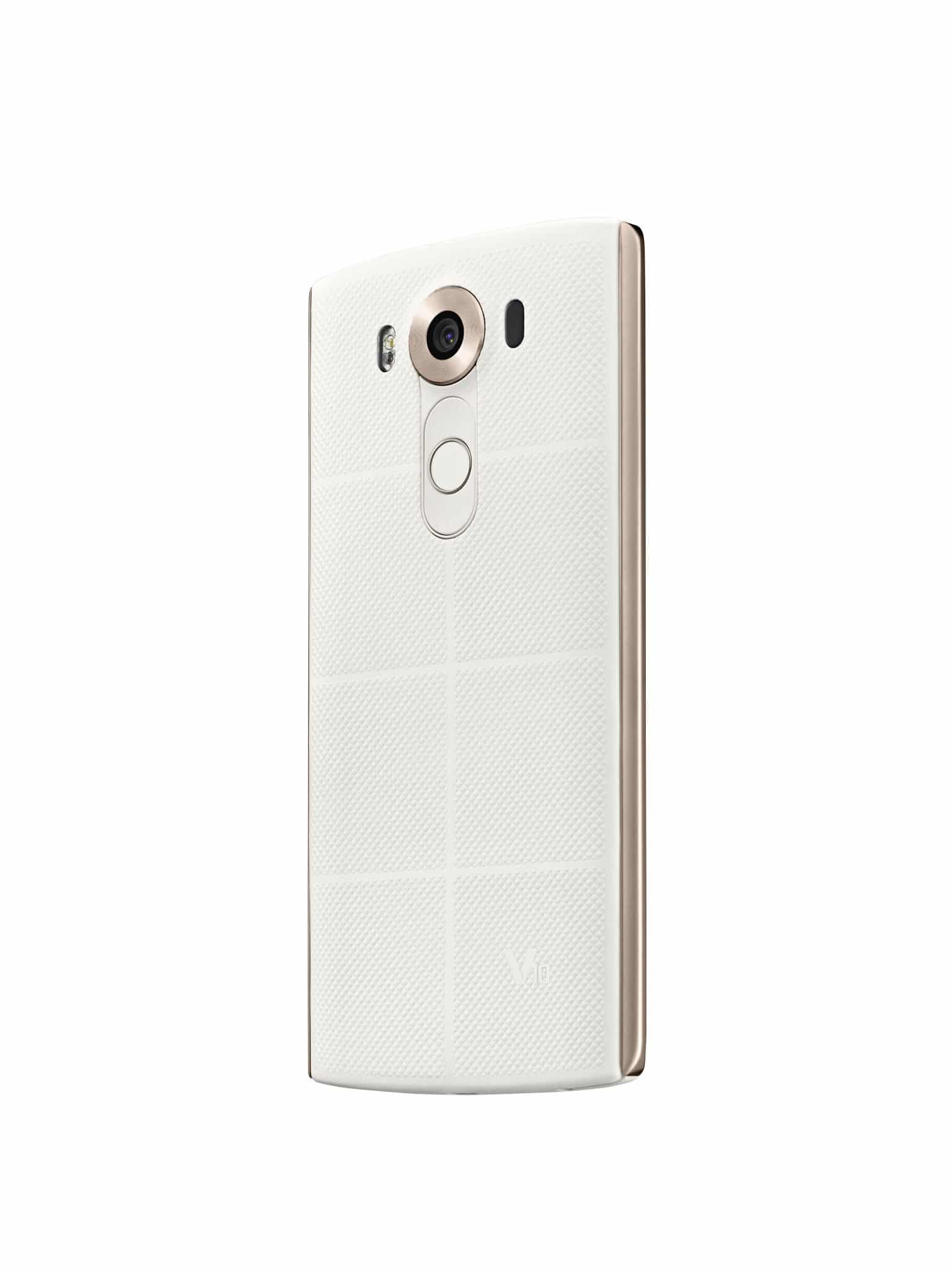 LG V10 alb din spate inca o perspectiva
