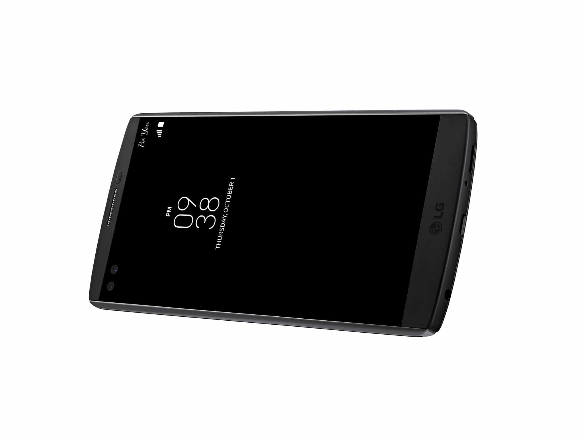 LG V10 negru landscape alta perspectiva
