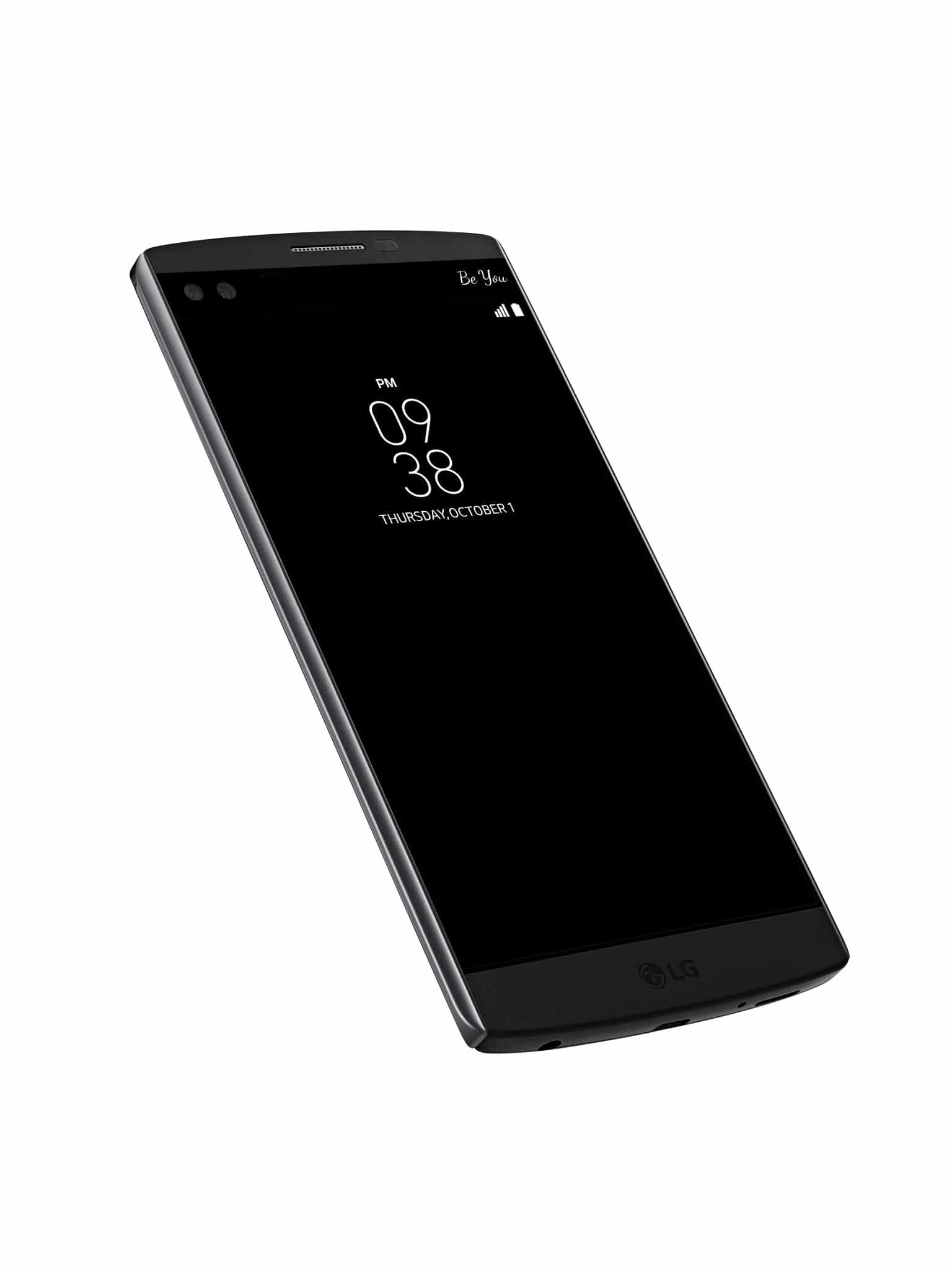 LG V10 fata lateral negru