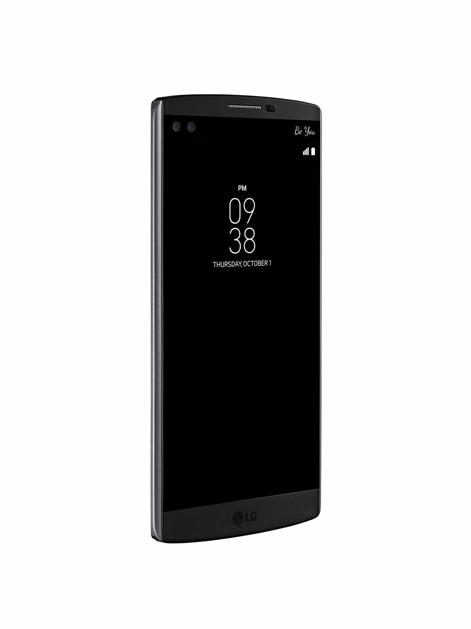 LG V10 negru lateral stanga