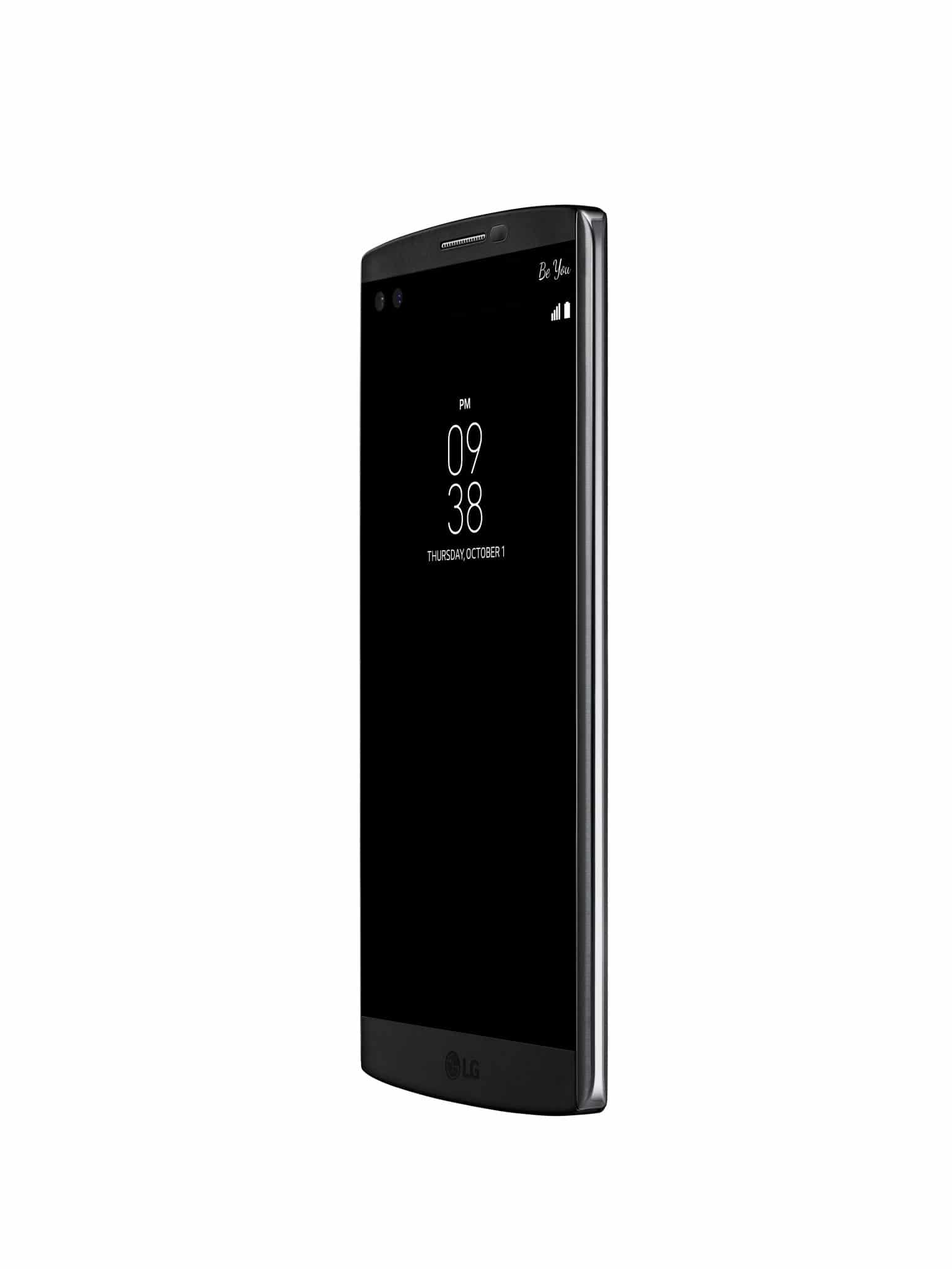 LG V10 negru lateral mai dreapta