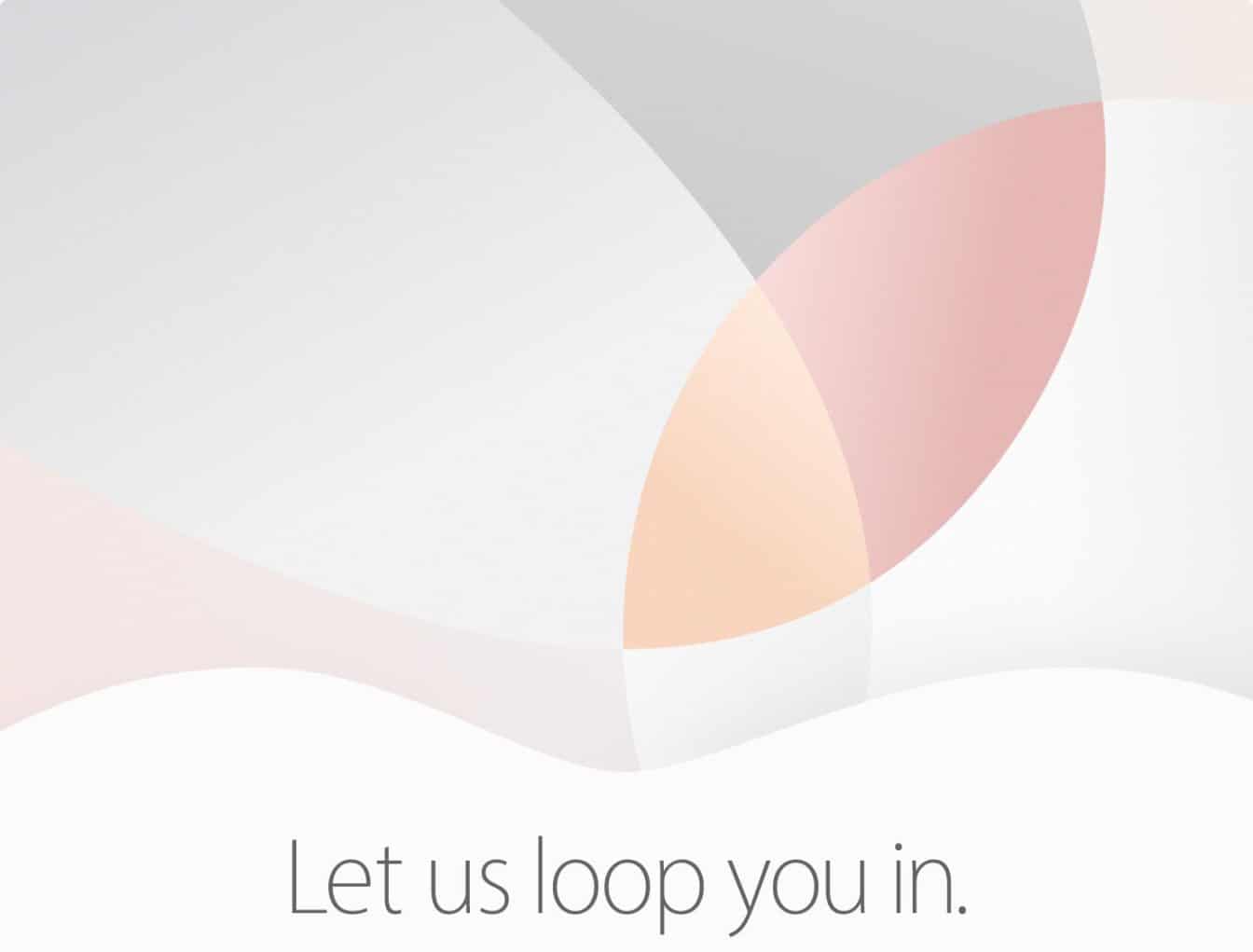 Apple 21 martie Let us loop you in