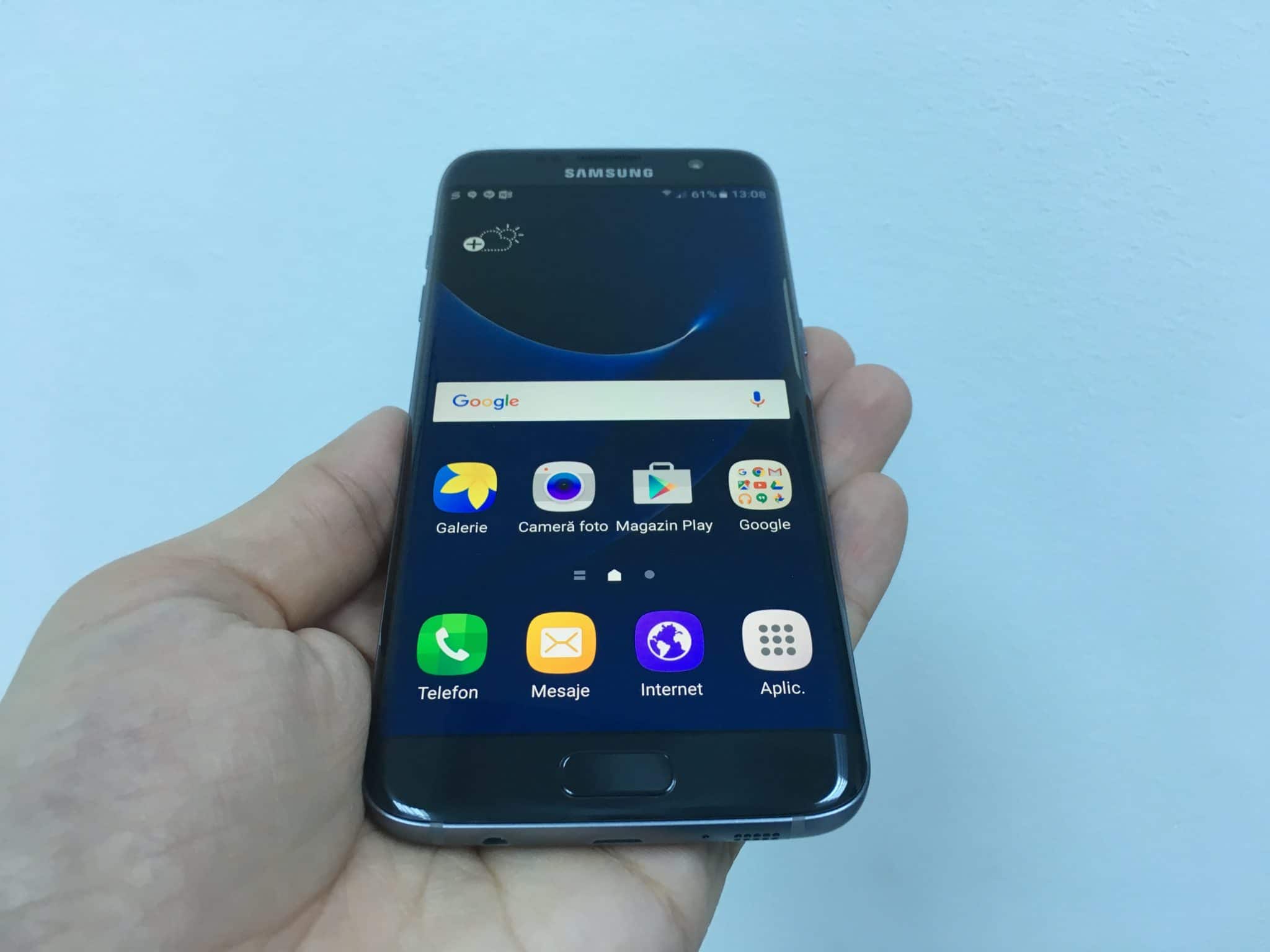 Ecran de pornire Samsung Galaxy S7 edge