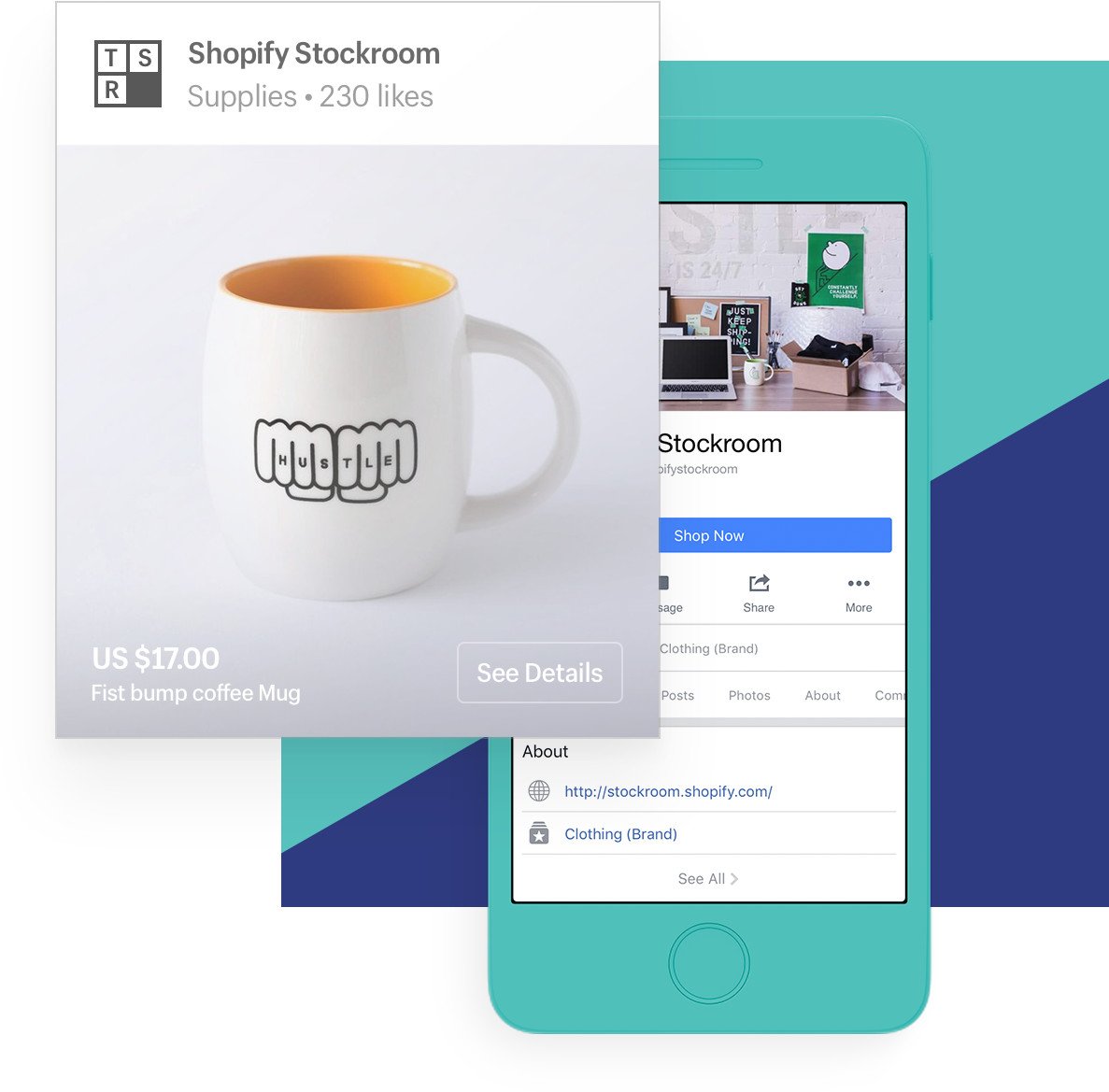 Magazin online pe Facebook