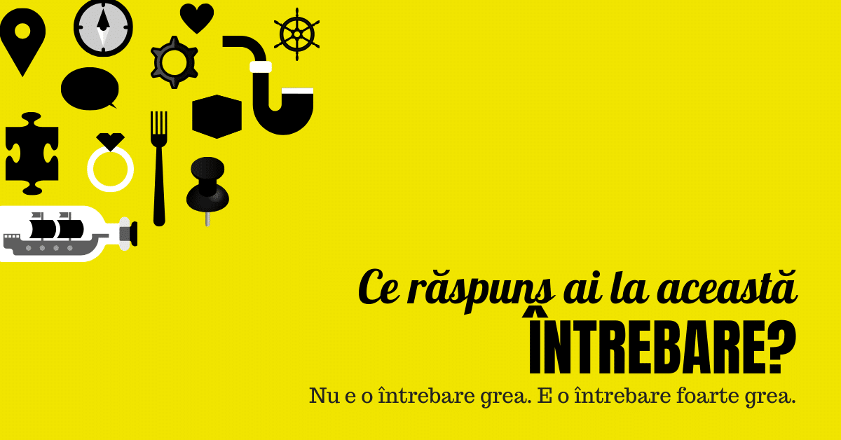 Ce raspuns ai la aceasta intrebare