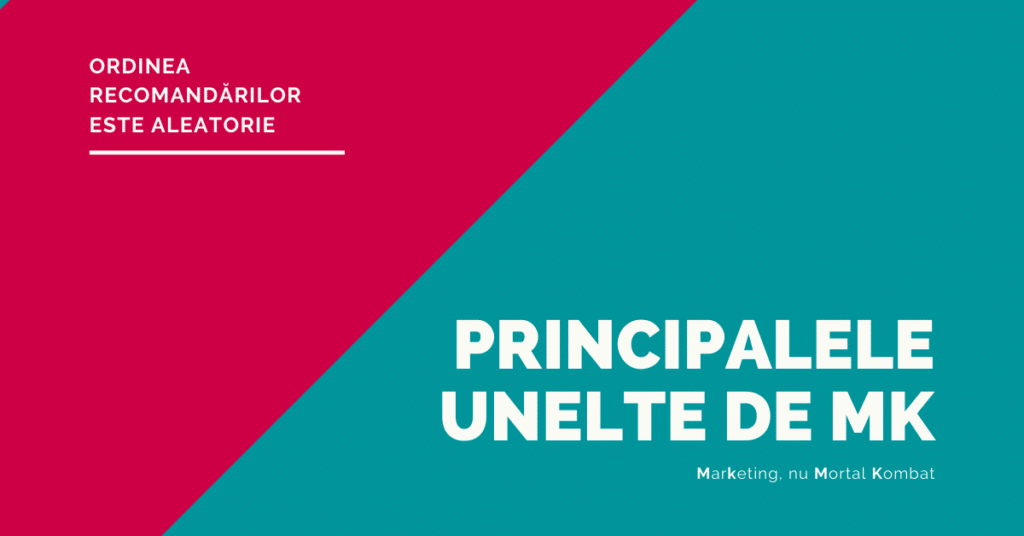 Recomandari unelte de marketing
