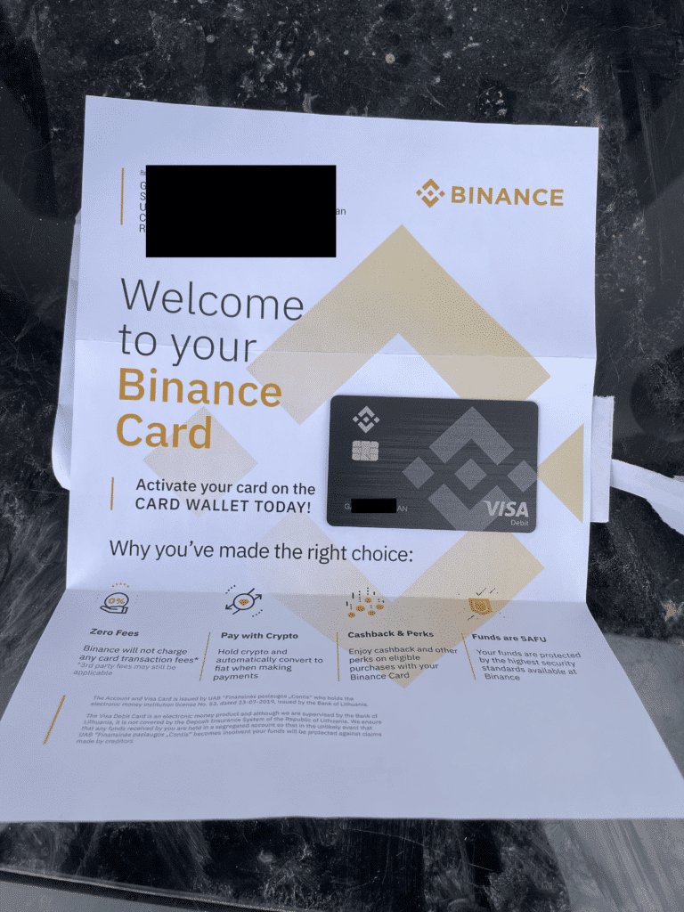 Binance Card in Apple Pay