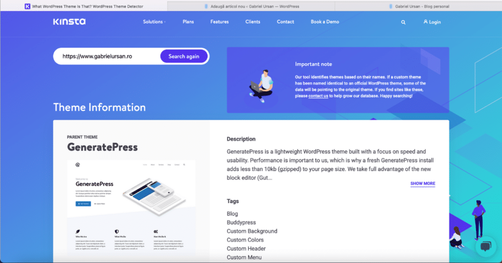 Cum afli ce tema are un site WordPress