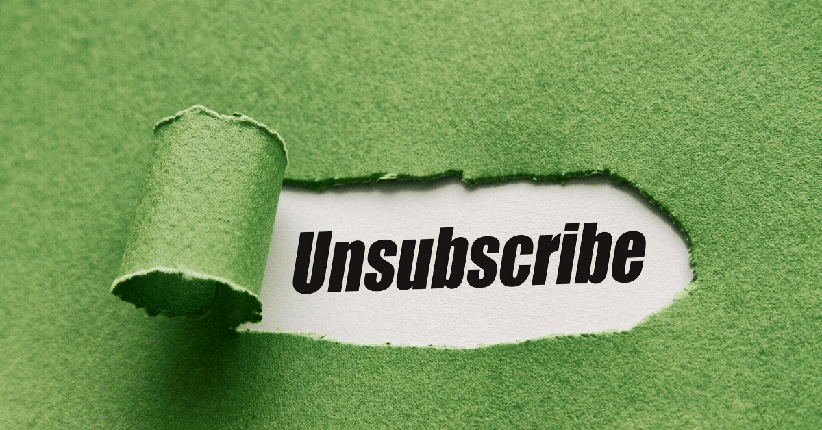 Dezabonează-te de la toate newsletterele