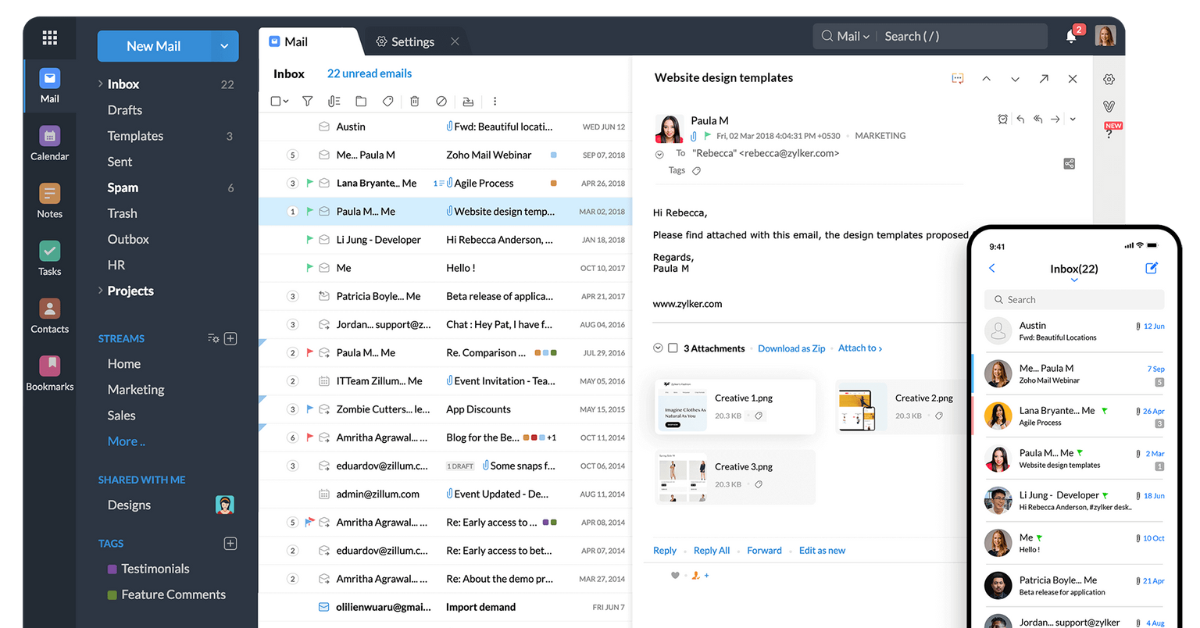 Zoho Email