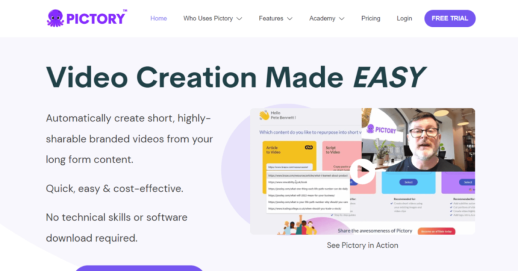 creare video cu inteligenta artificiala