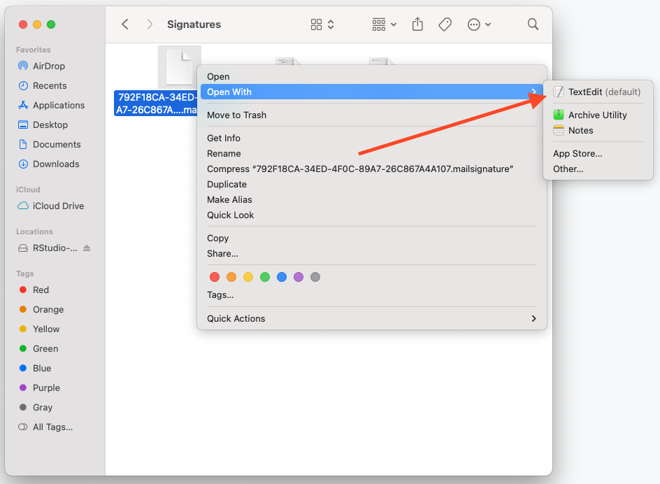 Pasul 12 - Cum adaugi o semnatura HTML in Apple Mail