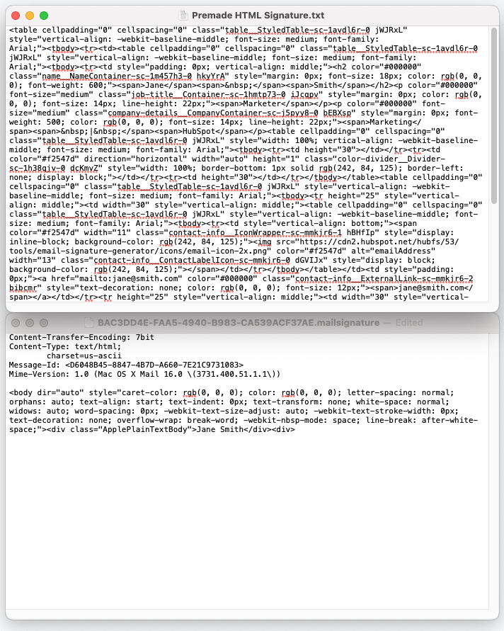 Pasul 13 - Cum adaugi o semnatura HTML in Apple Mail