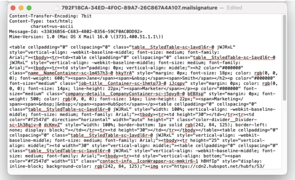 Pasul 15 - Cum adaugi o semnatura HTML in Apple Mail
