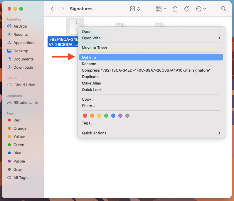 Pasul 17 - Cum adaugi o semnatura HTML in Apple Mail