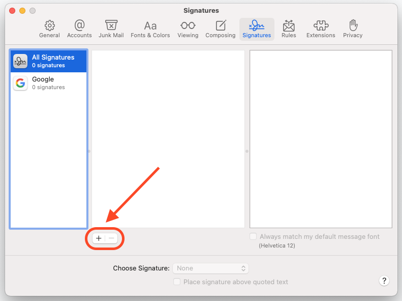 Pasul 2 - Cum adaugi o semnatura HTML in Apple Mail